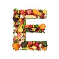 Vitamíny E v produktech na potenciálnost